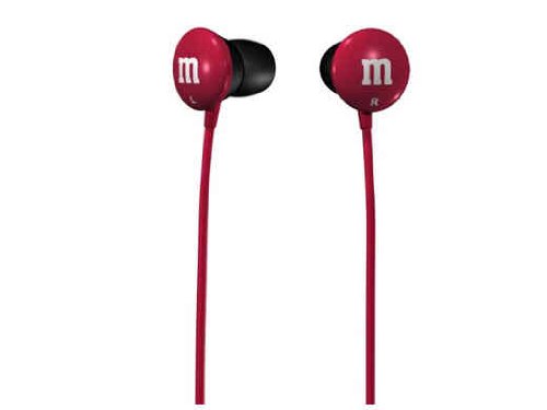 0971476013941 - MAXELL M&M'S LIGHTWEIGHT EARBUDS - RED