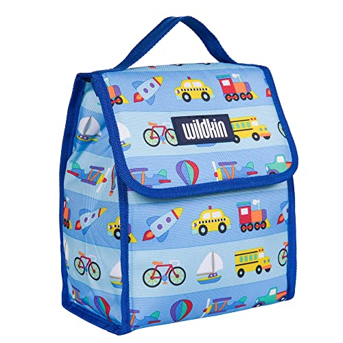 0097277550093 - WILDKIN KIDS INSULATED LUNCH BAG FOR BOYS & GIRLS, REUSABLE LUNCH BAG IS PERFECT FOR DAYCARE & PRESCHOOL, IDEAL SIZE FOR PACKING HOT OR COLD SNACKS FOR SCHOOL & TRAVEL LUNCH BAGS (ON THE GO)