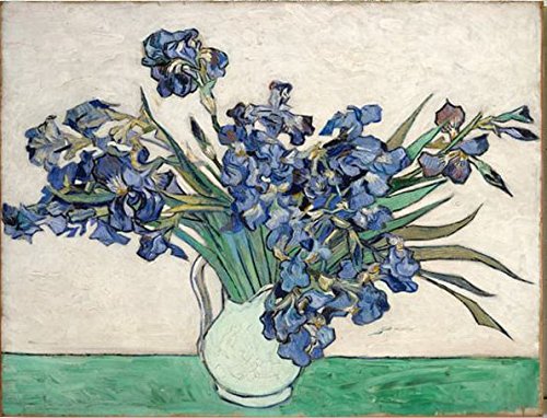 9745444737532 - WIECO ART IRISES CANVAS PRINTS FOR VAN GOGH PAINTINGS MODERN CANVAS ART AND ARTWORK FOR WALL DECOR