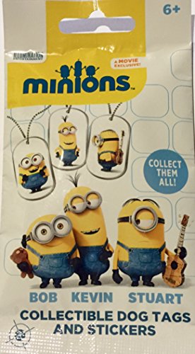 0097629507904 - MINIONS COLLECTIBLE DOG TAGS AND STICKERS