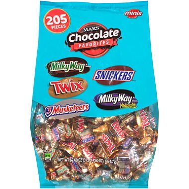 Mars Chocolate Favorites - 400 pieces [7 lb 14.30 oz (3580.6 g)]