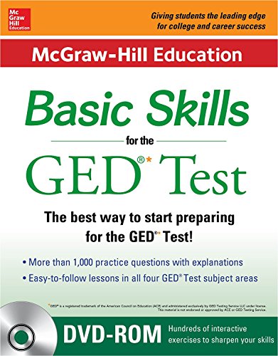 9780071838061 - MCGRAW-HILL EDUCATION BASIC SKILLS FOR THE GED TEST WITH DVD (BOOK + DVD SET) (MCGRAW HILL'S PRE GED)