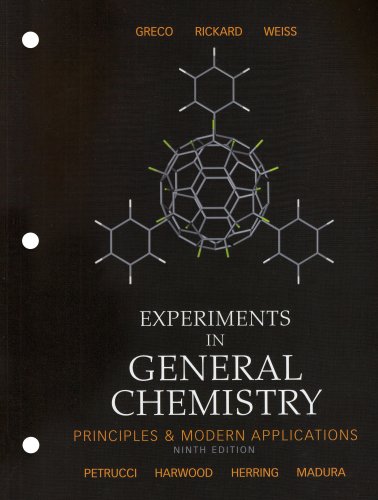 9780131493919 - EXPERIMENTS IN GENERAL CHEMISTRY (9TH EDITION)
