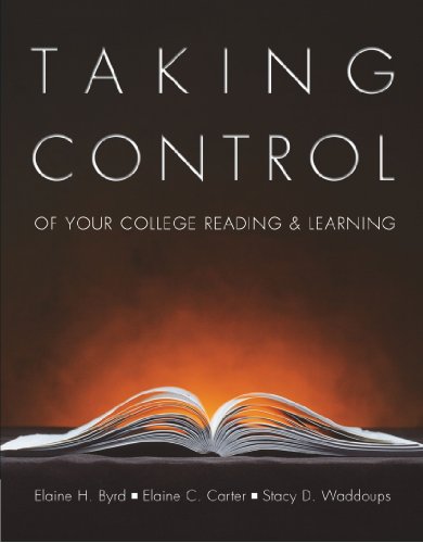 9780155063754 - TAKING CONTROL OF YOUR COLLEGE READING AND LEARNING