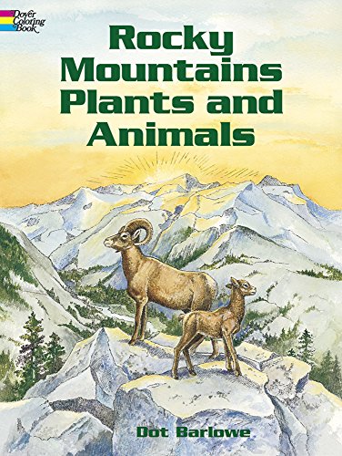 9780486430454 - ROCKY MOUNTAINS PLANTS AND ANIMALS (DOVER NATURE COLORING BOOK)
