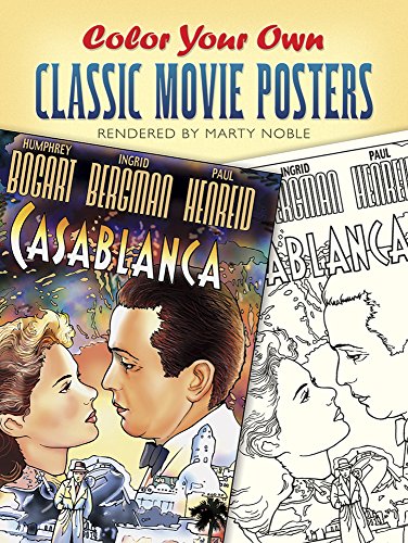 9780486448121 - COLOR YOUR OWN CLASSIC MOVIE POSTERS (DOVER ART COLORING BOOK)