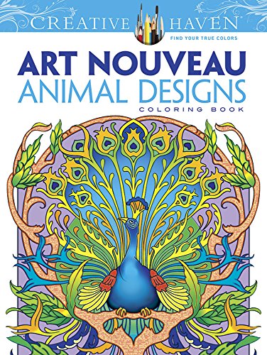 9780486493107 - DOVER CREATIVE HAVEN ART NOUVEAU ANIMAL DESIGNS COLORING BOOK (ADULT COLORING)