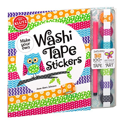 9780545647762 - KLUTZ MAKE YOUR OWN WASHI TAPE STICKERS: SHAPE THIS TAPE INTO CRAZY CUTE STICKERS CRAFT KIT