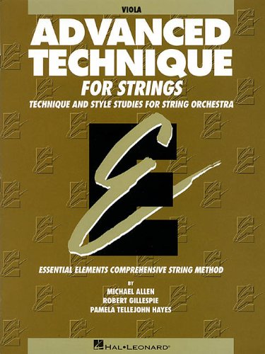 9780634010538 - ADVANCED TECHNIQUE FOR STRINGS: VIOLA: TECHNIQUE AND STYLE STUDIES FOR ORCHESTRA