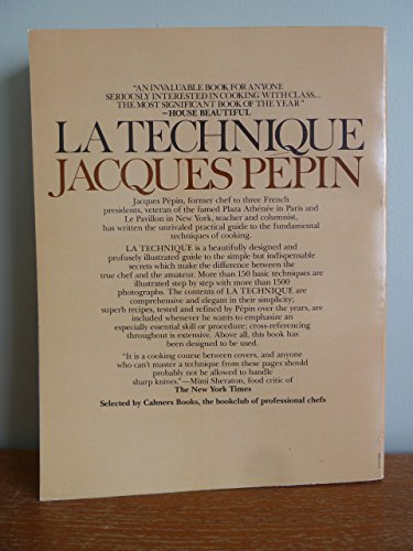 9780671790202 - LA TECHNIQUE: AN ILLUSTRATED GUIDE TO THE FUNDAMENTAL TECHNIQUES OF COOKING