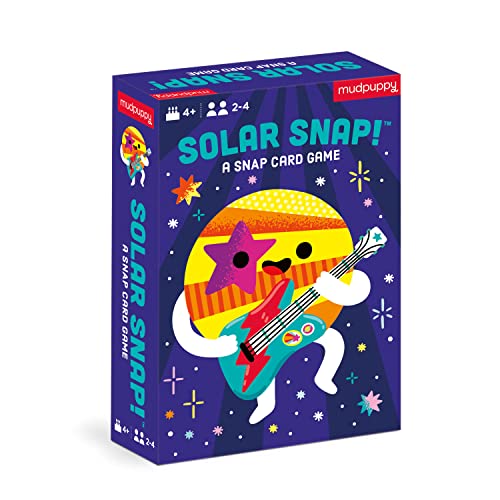 9780735379138 - MUDPUPPY SOLAR SNAP! – OUTER SPACE QUICK REACTION CARD GAME WITH QUIRKY ILLUSTRATIONS OF SPACE FOR CHILDREN AGES 4 AND UP, 2-4 PLAYERS