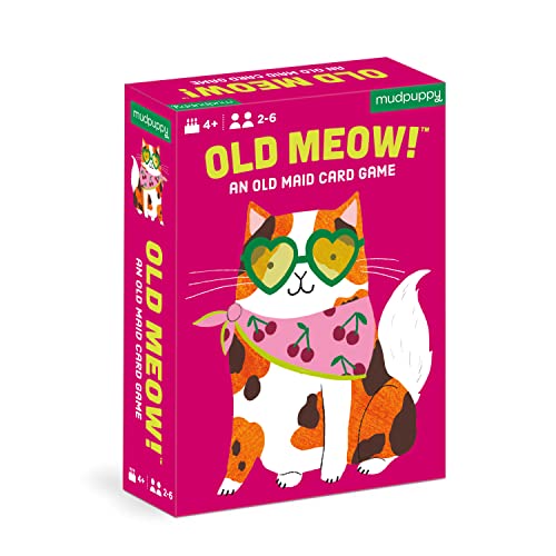 9780735379145 - MUDPUPPY OLD MEOW! – FELINE VERSION OF CLASSIC OLD MAID CARD GAME WITH WACKY ILLUSTRATIONS OF CATS FOR CHILDREN AGES 4 AND UP, 2-6 PLAYERS