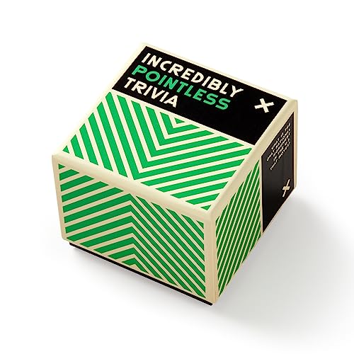 9780735379510 - BRASS MONKEY INCREDIBLY POINTLESS – TRIVIA CARD GAME SET WITH 200 UNIQUE QUESTIONS ABOUT POINTLESS KNOWLEDGE FOR ADULTS AND KIDS AGES 13+