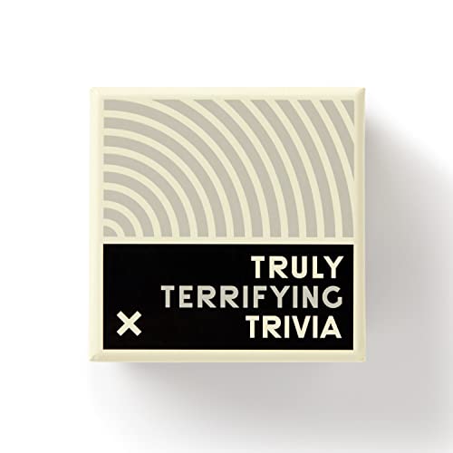 9780735379527 - BRASS MONKEY TRULY TERRIFYING – TRIVIA CARD GAME SET WITH 200 UNIQUE QUESTIONS ABOUT TRULY TERRIFYING KNOWLEDGE FOR ADULTS AND KIDS AGES 13+