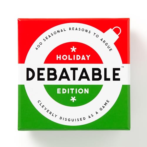 9780735382916 - BRASS MONKEY DEBATABLE HOLIDAY EDITION – SOCIAL PARTY GAME WITH 400 HOLIDAY TOPICS TO ARGUE ABOUT, 2+ PLAYERS