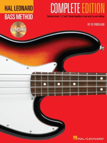 9780793563838 - HAL LEONARD BASS METHOD - COMPLETE EDITION: BOOKS 1, 2 AND 3 BOUND TOGETHER IN ONE EASY-TO-USE VOLUME!