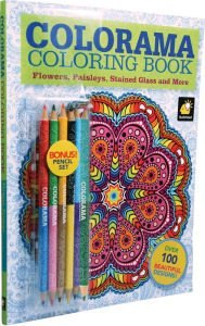 9780990963547 - COLORAMA COLORING BOOK FOR ADULTS WITH 12 COLORED PENCILS, CREATE SOMETHING WONDERFUL & RELAX