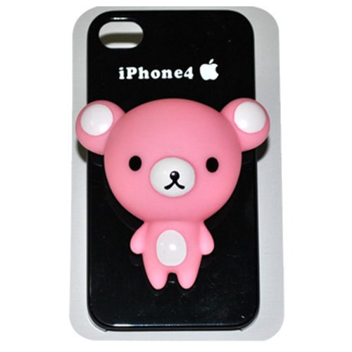 9781111300135 - EC00155D 3D RILAKKUMA IPHONE 4S CASE HARD CASE COVER FOR APPLE IPHONE4 4G/4S + FREE SCREEN PROTECTOR