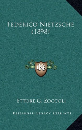 9781167923593 - FEDERICO NIETZSCHE (ITALIAN EDITION)