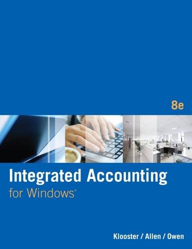 9781285462721 - INTEGRATED ACCOUNTING (WITH GENERAL LEDGER CD-ROM)