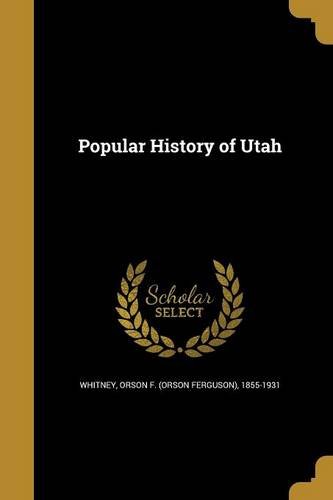 9781371882501 - POPULAR HISTORY OF UTAH