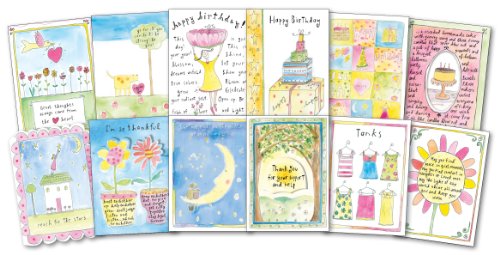 9781416271406 - RSVP ALL-OCCASION 24-PIECE GREETING CARD ASSORTMENT BY SANDY GINGRAS