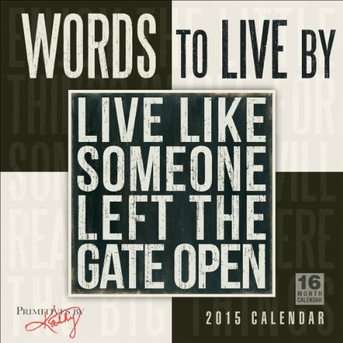 9781416295600 - WORDS TO LIVE BY 2015 WALL CALENDAR