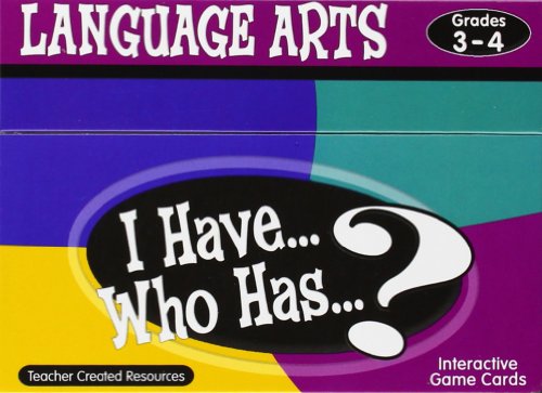 9781420678161 - TEACHER CREATED RESOURCES I HAVE... WHO HAS...? LANGUAGE ARTS GAME GRADE 3-4