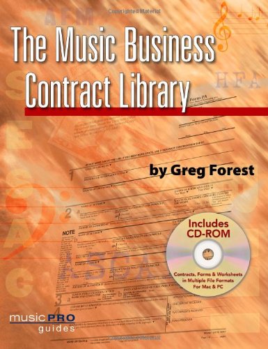 9781423454588 - THE MUSIC BUSINESS CONTRACT LIBRARY : MUSIC PRO GUIDES
