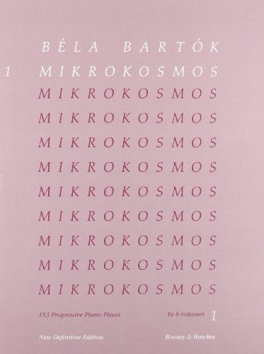 9781423493044 - MIKROKOSMOS VOLUME 1 PINK: PIANO SOLO (ENGLISH, FRENCH, GERMAN, & HUNGARIAN)