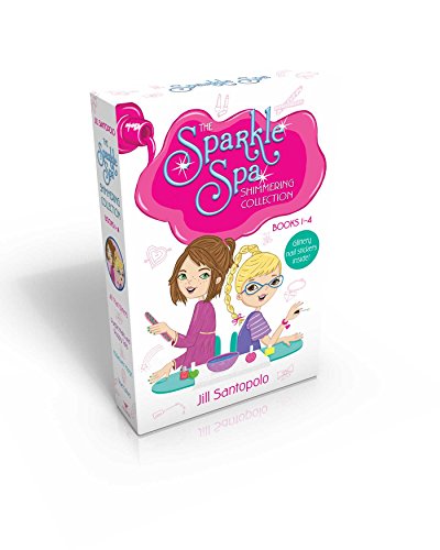 9781481416580 - THE SPARKLE SPA SHIMMERING COLLECTION BOOKS 1-4 (GLITTERY NAIL STICKERS INSIDE!): ALL THAT GLITTERS; PURPLE NAILS AND PUPPY TAILS; MAKEOVER MAGIC; TRUE COLORS