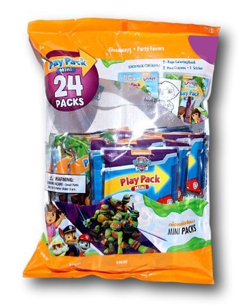 9781505008357 - PARTY FAVOR PLAY PACK - NICKELODEON - 24 MINI PACKS