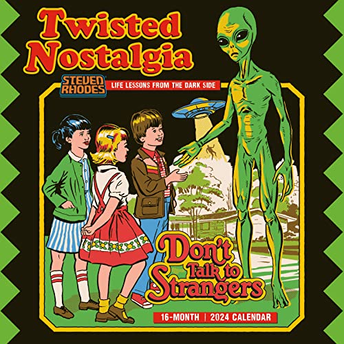 9781531936440 - TWISTED NOSTALGIA 2024 WALL CALENDAR: LIFE LESSONS FROM THE DARK SIDE, 12 X 12