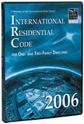 9781580013796 - 2006 INTERNATIONAL RESIDENTIAL CODE FOR ONE- AND TWO-FAMILY DWELLINGS - CD-ROM VERSION 1.0