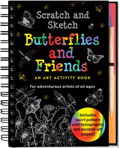 9781593598419 - SCRATCH AND SKETCH BUTTERFLIES AND FRIENDS (ART ACTIVITY BOOK) (SCRATCH & SKETCH)