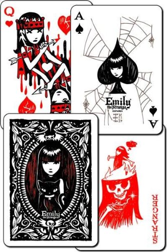 9781596172845 - DARK HORSE DELUXE EMILY THE STRANGE PLAYING CARDS