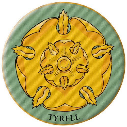 9781616593353 - DARK HORSE DELUXE GAME OF THRONES: EMBROIDERED PATCH: TYRELL