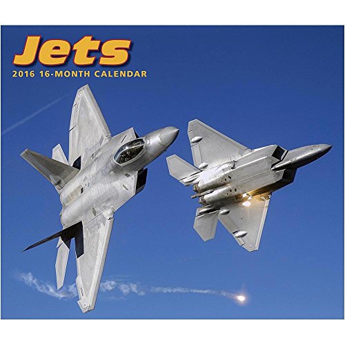 9781620213902 - 2016 MONTHLY WALL CALENDAR - JETS DELUXE - BY CALENDAR INK