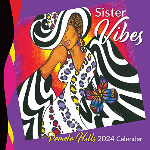 9781684387540 - 2024 AFRICAN AMERICAN MONTHLY WALL CALENDAR, SHADES OF COLOR: SISTER VIBES, HIGHLIGHTING BLACK CULTURE THROUGH BEAUTIFUL ART, 12 BY 12 INCHES (24HI)