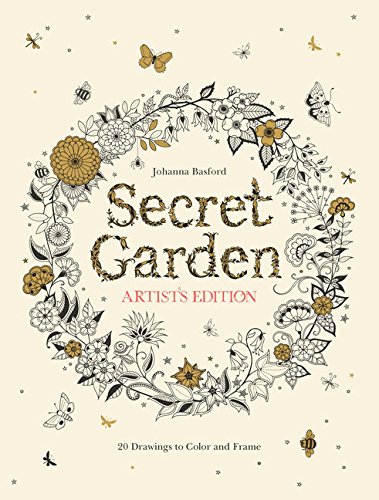 9781780677316 - SECRET GARDEN ARTIST'S EDITION: 20 DRAWINGS TO COLOR AND FRAME