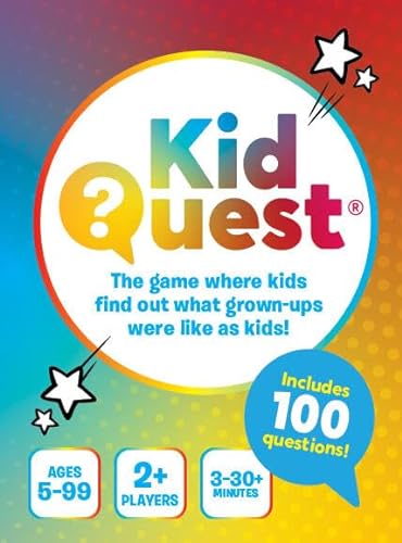 9781797231334 - CHRONICLE BOOKS KIDQUEST - THE GAME WHERE KIDS FIND OUT WHAT GROWN-UPS WERE LIKE AS KIDS!