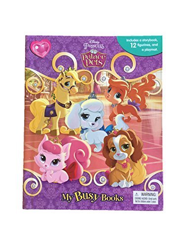 9782764332023 - DISNEY PRINCESS PALACE PETS MY BUSY BOOK WITH FIGURINES AND PLAYMAT