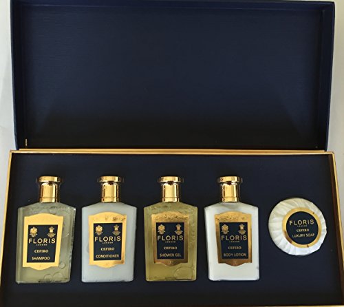 9784988000115 - FLORIS LONDON CEFIRO BOXED GIFT SET - LOTION, SHOWER GEL, SHAMPOO, CONDITIONER AND SOAP