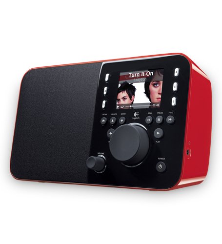 0097855064349 - LOGITECH SQUEEZEBOX RADIO MUSIC PLAYER WITH COLOR SCREEN (RED) (DISCONTINUED BY