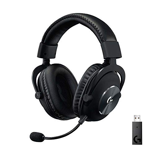 0097855157430 - LOGITECH G PRO X WIRELESS LIGHTSPEED GAMING HEADSET WITH BLUE VO!CE MIC FILTER TECH, 50 MM PRO-G DRIVERS, AND DTS HEADPHONE:X 2.0 SURROUND SOUND
