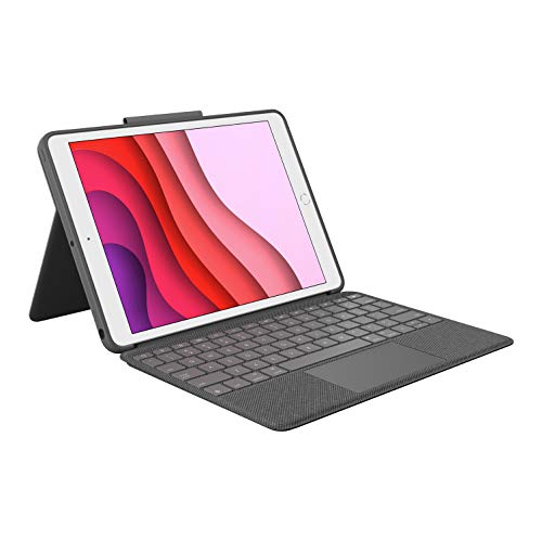 0097855157799 - LOGITECH COMBO TOUCH FOR IPAD (7TH, 8TH AND 9TH GENERATION) KEYBOARD CASE WITH TRACKPAD, WIRELESS KEYBOARD, SMART CONNECTOR TECHNOLOGY - GRAPHITE