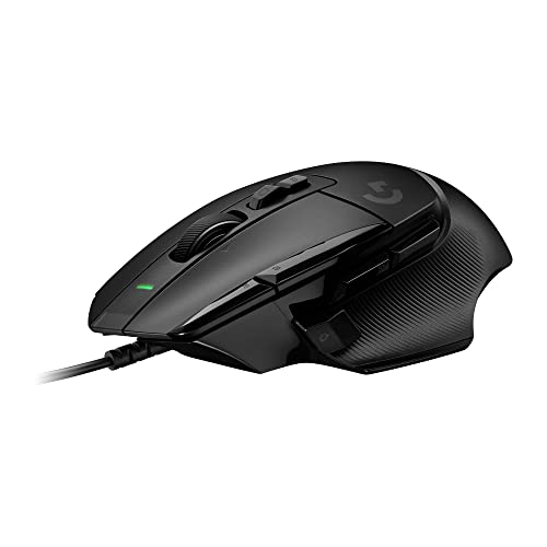 0097855166876 - LOGITECH G502 X WIRED GAMING MOUSE - LIGHTFORCE HYBRID OPTICAL-MECHANICAL PRIMARY SWITCHES, HERO 25K GAMING SENSOR, COMPATIBLE WITH PC - MACOS/WINDOWS - BLACK