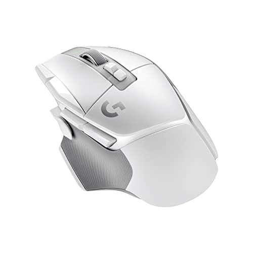 0097855167101 - LOGITECH G502 X LIGHTSPEED WIRELESS GAMING MOUSE - OPTICAL MOUSE WITH LIGHTFORCE HYBRID OPTICAL-MECHANICAL SWITCHES, HERO 25K GAMING SENSOR, COMPATIBLE WITH PC - MACOS/WINDOWS - WHITE