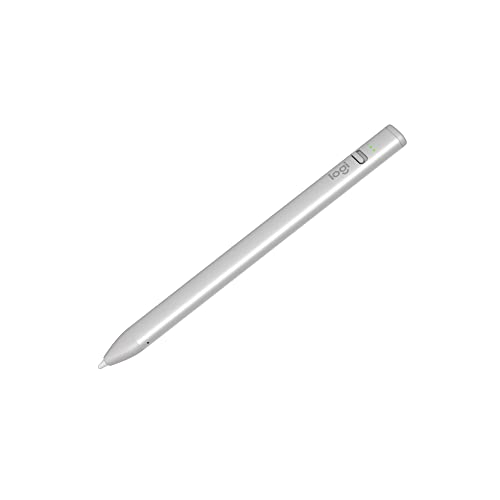 0097855180742 - LOGITECH CRAYON DIGITAL PENCIL FOR IPAD (IPADS WITH USB-C PORTS) FEATURING APPLE PENCIL TECHNOLOGY, NO LAG PIXEL-PRECISION, AND DYNAMIC SMART TIP WITH FAST USB-C CHARGE - SILVER