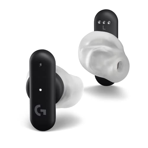 0097855184207 - LOGITECH G FITS TRUE WIRELESS GAMING EARBUDS, CUSTOM MOLDED FIT, LIGHTSPEED + BLUETOOTH, FOUR BEAMFORMING MICROPHONES, PC, MAC, PS5, PS4, MOBILE, NINTENDO SWITCH - BLACK